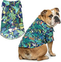 Parisian Pet Amazonia Dog Shirt - Cotton Clothes for Large Dogs - Stylish Tropical Dog Outfit - Lightweight and Soft Puppy Clothes - Trendy Tshirts for Dogs - Comfortable Summer Pet Apparel
