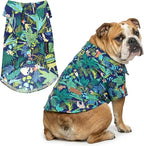 Parisian Pet Amazonia Dog Shirt - Cotton Clothes for Large Dogs - Stylish Tropical Dog Outfit - Lightweight and Soft Puppy Clothes - Trendy Tshirts for Dogs - Comfortable Summer Pet Apparel