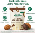 Good Natured Brand | Carpet Deodorizer & Freshener Powder | 31 oz Pet Odor Eliminator for Strong Odor & Pet Urine | Fresh Natural Cocoa Cashmere Scent | Safe for Homes with Pets
