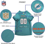 Pets First NFL Miami Dolphins Dog Jersey, Size Large, Football Shirt Costume for Pet, Dog Sports T-Shirt, NFL Team Clothing for Cats, Licensed Pet Apparel Available in 7 Sizes and 32 Teams