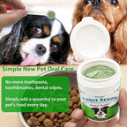 Petstoral 2-Pack Natural Dog Dental Powder for Plaque Removal | Helps Reduce Plaque, Supports Healthy Teeth & Gums, Freshens Breath, Daily Dental Care for All Dogs