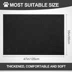 Cat Litter Mat, Litter Trapping Mat Soft on Kitty Paws, 47" x 35" Kitten Litter Box Mat for Cleaner Floors, Waterproof, Easy Clean, Durable XL Large Size Cat Litter Pad for Kitten.