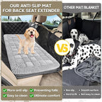 Dog Car Bed Mat Non-Slip Backseat Extender Dog Bed 50" x24.6" | Travel Bed for Dogs，Chew-Resistant, Easy Clean & Scratch-Proof, Comfort Design, Fits Trucks/Sedans/SUVs