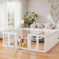 Acrylic Dog Playpen Indoor, Puppy Pens for Small Dogs & Puppies,21 Panels | Easy Assemble, DIY Flexible Shape Dog Pen with Plastic Fence, Pet Exercise Pin for Small Animals, 24''Tall