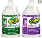 OdoBan Professional Disinfectant and Odor Eliminator Concentrate, Made in the USA, Original Eucalyptus and Lavender Scents, 2-Pack, 1 Gallon Each