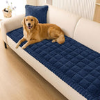 Smiry Couch Cover for Dogs, Non Slip Fuzzy Pet Sofa Covers Washable | Sofa Slipcovers for 3 Cushion Couch, Soft Thick Furniture Protector for Cats Dogs, Against Fur, Dirt, Scratch (27.6"x82.7")
