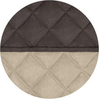 PureFit Reversible Quilted Couch Covers for Dogs Sofa Cover 4 Seater 88" | Chocolate/Chocolate, Water Resistant Couch Protector, Washable Pet Couch Cover with Non Slip and Elastic Straps For Kids