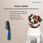8 in 1 Pet Grooming Kit for Dogs & Cats – Deshedding Brush, Undercoat Rake, Slicker Brush, Nail Clipper, Scissors & Bath Brush for All Coat Types