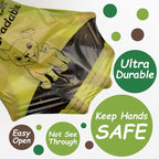 GREENER WALKER Poop Bags for Dog Waste, 1080 Doggy Waste Bags Extra Thick Strong 100% Leak-Proof (Deep Green)