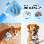 8-in-1 Cat Dog Grooming Scissors Set | with Comb, Nail Clipper, Brush