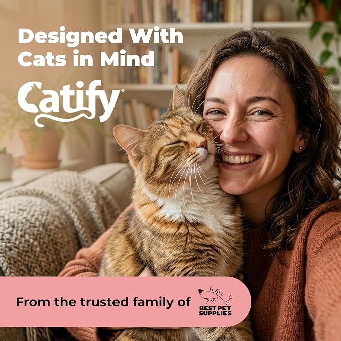 Catify Spin n' Scratch Cat Scratch Pad Refill - Round, 3-Pack | Corrugated Cardboard, Double Sided Cat Scratching Pad, Indoor Furniture Protector, Durable, For Kittens and Cats,
