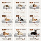 Comfort Expression Orthopedic Dog Bed for Extra Large Dogs with Bolster | Waterproof Dog Couch Bed with Washable Cover & Non-Slip Bottom, Supportive Egg Crate Foam XL Pet Bed, 45x35 Inch