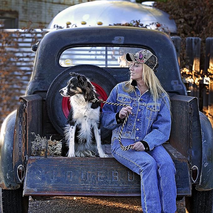 Mendota Pet Slip Leash - Dog Lead and Collar Combo - Made in The USA - Orange, 3/8 in x 4 ft - for Small/Medium Breeds