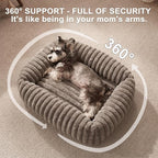 FURTIME Medium Dog Beds for Medium Dogs Washable, Orthopedic Dog Bed, Rectangle Warming Soft Calming Sleeping Puppy Bed Durable Pet Bed with Anti-Slip Bottom