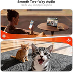 WOPET Automatic Dog Feeder with Camera,1080P HD Video with Night Vision, 5GHz/2.4GHz Dog Food Dispenser with App Control, 4GB SD Card, 2-Way Audio for Cats & Dogs