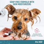 Pet MD Benzoyl Peroxide Shampoo for Dogs, Cats, and Horses - 12oz | Helps Relieve Itchy, Oily & Flaky Skin - Deep Cleansing & Deodorizing Formula - Passion Fruit Scent