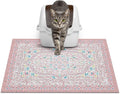 Glittme Cat Litter Mat, 24"x15" Non-Slip Washable Trapping Mat for Cats | Litter Trapping Mat With Thick PVC Coil To Catch Scatter, Soft On Paws And Waterproof Bottom To Protect Floors