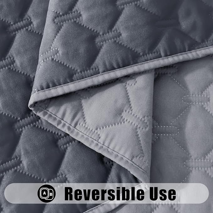 Smiry Waterproof Dog Bed Cover Blanket, Reversible Pet Blanket | Soft Reversible, Washable Leakproof Cats Dogs Couch Cover for Sofa, Couch, Furniture (52x82 Inch)
