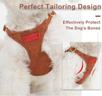 Puppytie Small Dog Harness and Leash Set, Brown Caramel, S (9-17.5 lbs) | Dog Harness Small Sized Dog, Dog Leash for Small Dogs, Soft and Lightweight, Puppytie Dog Harness for Daily Walks