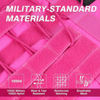 No Pull Tactical Dog Harness Small Sized Dog, Service Dog Vest, S, Pink | Tactical Dog Vest Harness and Leash Set, Adjustable Military Service Dog Harness with Handle for Medium Large Dogs