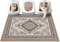 Unicorn Catcher 40"x30" Cat Litter Mat Non-Slip Washable Litter Box Mat | High-Density PVC Litter Catcher Mat Efficiently Traps Scattered Litter From Paws To Keep Floors Clean