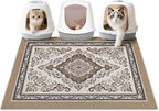 Unicorn Catcher 40"x30" Cat Litter Mat Non-Slip Washable Litter Box Mat | High-Density PVC Litter Catcher Mat Efficiently Traps Scattered Litter From Paws To Keep Floors Clean