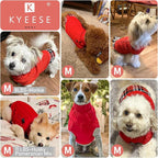 KYEESE Dog Sweater Turtleneck Thick Knit Pullover for Cold Weather | Stretchy Fit, Lightweight & Warm, Cozy Knit Comfort, Classic Plaid Design, Gentle on Sensitive Skin, Comfortable Daily Wear