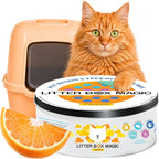Litter Box Magic Cat Litter Deodorizer Gel, Orange Scent, 16 Oz, Pack of 1 | Odor-Absorbing Gel Jar Neutralizes Cat Litter Box Odors with a Fresh Orange Scent. Multi-Cat Smell Eliminator. Non-Toxic.