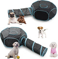 INTURN Cat Furniture Tent for Indoor and Outdoor Playpen Portable Cat Tunnels, Outdoor Kennel (Hexagon + Tunnel)