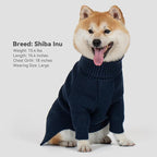 cyeollo Dog Sweater Long Sleeve Knitted Turtleneck Pullover Warm Clothes | Ultra Soft Warm Knit, Full Coverage, 4-Way Stretch for Easy Movement, Easy On & Off, Winter Daily Wear for Small Dogs