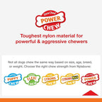 Nylabone Power Chew Knuckle Bone & Pop-in Dog Treat Toy & 30 Treat Refills | Medium breeds, chicken flavor, all-natural treats, dog enrichment, interactive dog toys to keep them busy, dogs up to 35 lbs