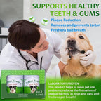 Petstoral 2-Pack Natural Dog Dental Powder for Plaque Removal | Helps Reduce Plaque, Supports Healthy Teeth & Gums, Freshens Breath, Daily Dental Care for All Dogs