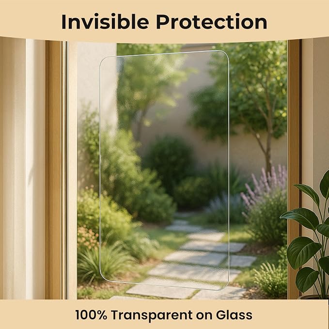 Heavy Duty Door Protector from Dog Scratching 16 x 30'' Transparent PVC Pet Door Guard Protection, Easy Install & Remove Custom-Cut Anti-Scratch Shield for Interior Doors, Cat Damage Prevention 1-Pack