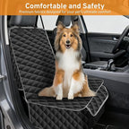 XHRING Front Seat Dog Cover Car for Dodge RAM 1500 2500 3500 2000-2027 | Truck Accessories, Waterproof & Nonslip Dog Car Seat Cover Front Passenger Pet Front Seat Covers, Fits for Large Trucks