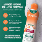 TropiClean Natural Flea & Tick Max Strength Shampoo & Bedding Spray Bundle, Dog Shampoo, Flea & Tick Treatment Protects & Repels - Made in USA