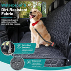Meginc Dog Car Seat Covers for Back Seat,Waterproof Pet Bench Seat Covers for Trucks Ford f150/Ram1500/Nissan Frontier/Toyota Tacoma/GMC Canyon/Silverado Scratch Nonslip Truck Seat Cover for Dogs