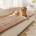Couch Cover for Dogs Washable, Non-Slip Pet Couch Covers for Sofa, Fuzzy Dog Couch Cover Blanket, Thick, Soft, Plush Couch Cushion Covers for Sofa Protector (Coffee, 27.6" x 59"/70 x 150cm)