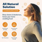 Urine B-Gone Enzyme Cleaner for Human, Cat & Dog Urine, Citrus, 32 oz | Enzyme cleaner for human, cat and dog urine on laundry, carpets and more; citrus scent, 32 fl oz.