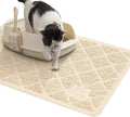 Niubya Premium Cat Litter Mat, Litter Box Mat with Non-Slip and Waterproof Backing, Litter Trapping Mat Soft on Kitty Paws and Easy to Clean, Cat Mat Traps Litter from Box