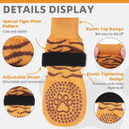 KOOLTAIL Dog Socks for Hot/Cold Pavement to Prevent Licking Paws,Dog Boots&Paw Protector for Hardwood Floors Anti Slip,Traction Control No Twist Grip Booties for Small Medium Large Senior Dogs L