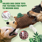 LEGEND SANDY Dog Squeaky Toys for Puppy, 5 Pack Small Dog Toys, Stuffed Animal Puppy Toys with Tug of War Ropes Value Bundle, Puppy Chew Toys for Teething with Squeakers Small Medium Breeds