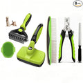 Dog Brush for Shedding,Deshedding Slicker Undercoat Rake Brush for Dog,6PCS | For Dogs, Grooming Tool Set