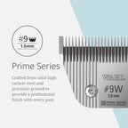 Wahl Pro Animal Wide Prime Series Blades - Professional Fine Tooth Pet Clipper for Horse, Cat & Dog Grooming - Made from High-Carbon Steel - #9W, 2.0mm