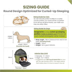 Crash-Tested Small Dog Car Seat | CPS Certified Crash Protection | 3-in-1 Portable Dog Car Seat, Indoor Enclosed Cat Bed & Round Pet Carrier | 5 Star Crash-Tested & Rated for Safe Car Travel.