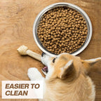 16 Pcs 8 Cup Metal Dog Bowls Stainless Steel Food Dish 64 Oz | Thickened,for Medium Large Dogs Cats,Dishwasher Safe ,Travel Kennel Feeding, Heavy Duty Stainless Steel Construction