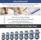 Spark Paws 365 Dog Shoes - All-Season Boots for Winter Snow & Hot Pavement | Water-resistant, anti-slip, stay-on straps - rain, ice & summer booties in one. Reflective; small, medium & large dogs