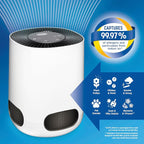Clorox Small Room Air Purifiers for Bedroom Home, True HEPA Filter