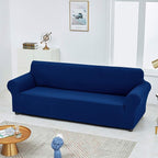 Joccun Stretch Couch Cover Slipcovers, 1-Piece Sofa Covers for 3 Cushion Couch Spandex Jacquard Washable Furniture Protector Cover for Living Room,Kids,Pets(Sofa,Classic Blue)