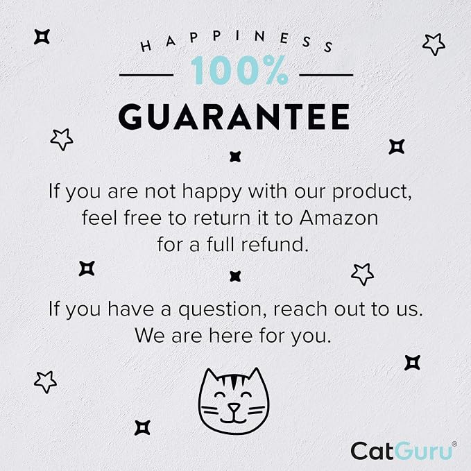 CatGuru Cat Litter Mat, Medium, Extra Large, XXL, Waterproof Litter Box Mat, Non Slip Kitty Litter Mat, Machine Washable Litter Trapping Mat, Soft Litter Tray, Cat Stuff (Medium, Grey/Standard)