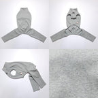 D Doggy Star Italian Greyhound Clothes High-Stretch Sleeveless Onesie for Styling (S,Coordi Grey)